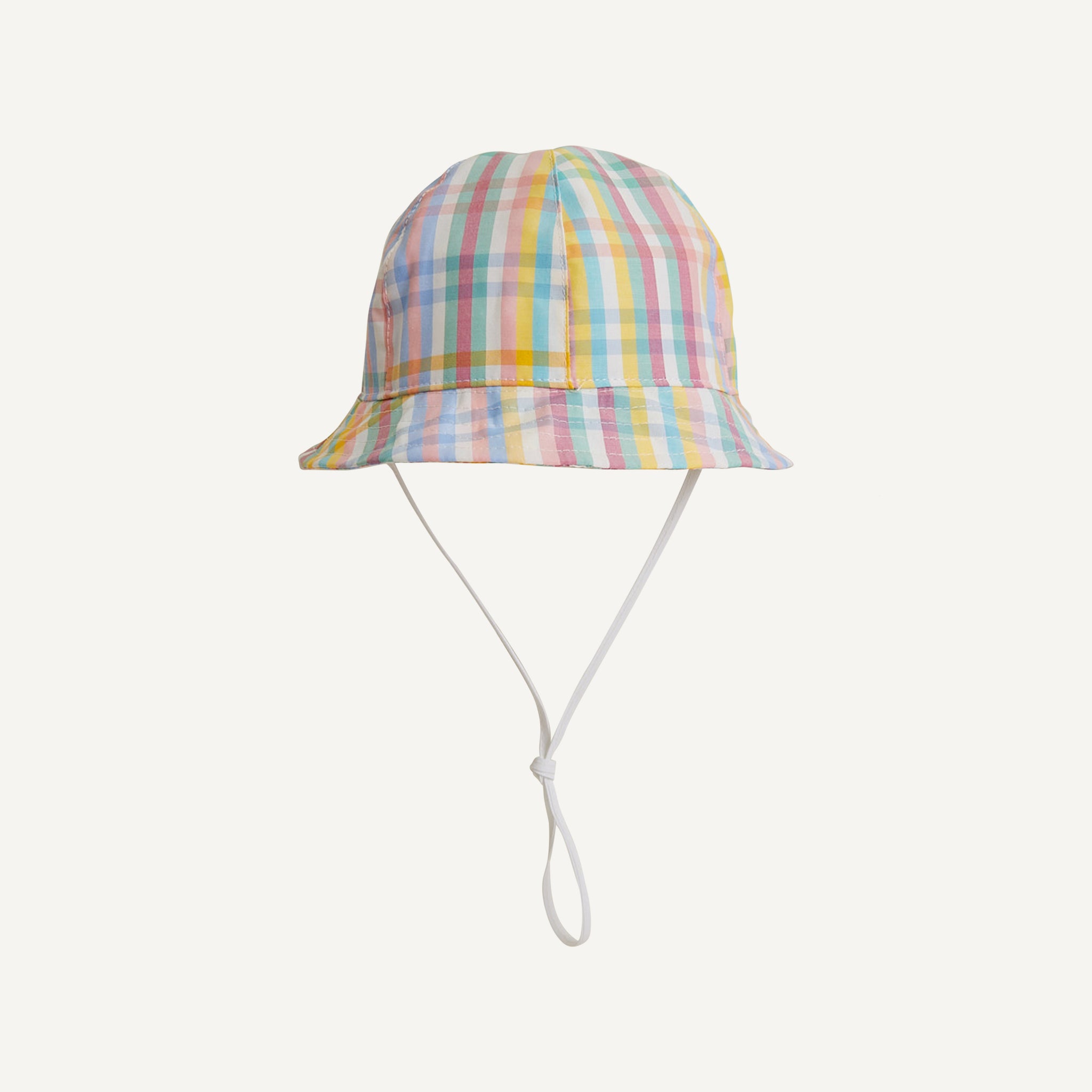 PLAIN GOODS MULTI-COLOR PLAID SUN HAT