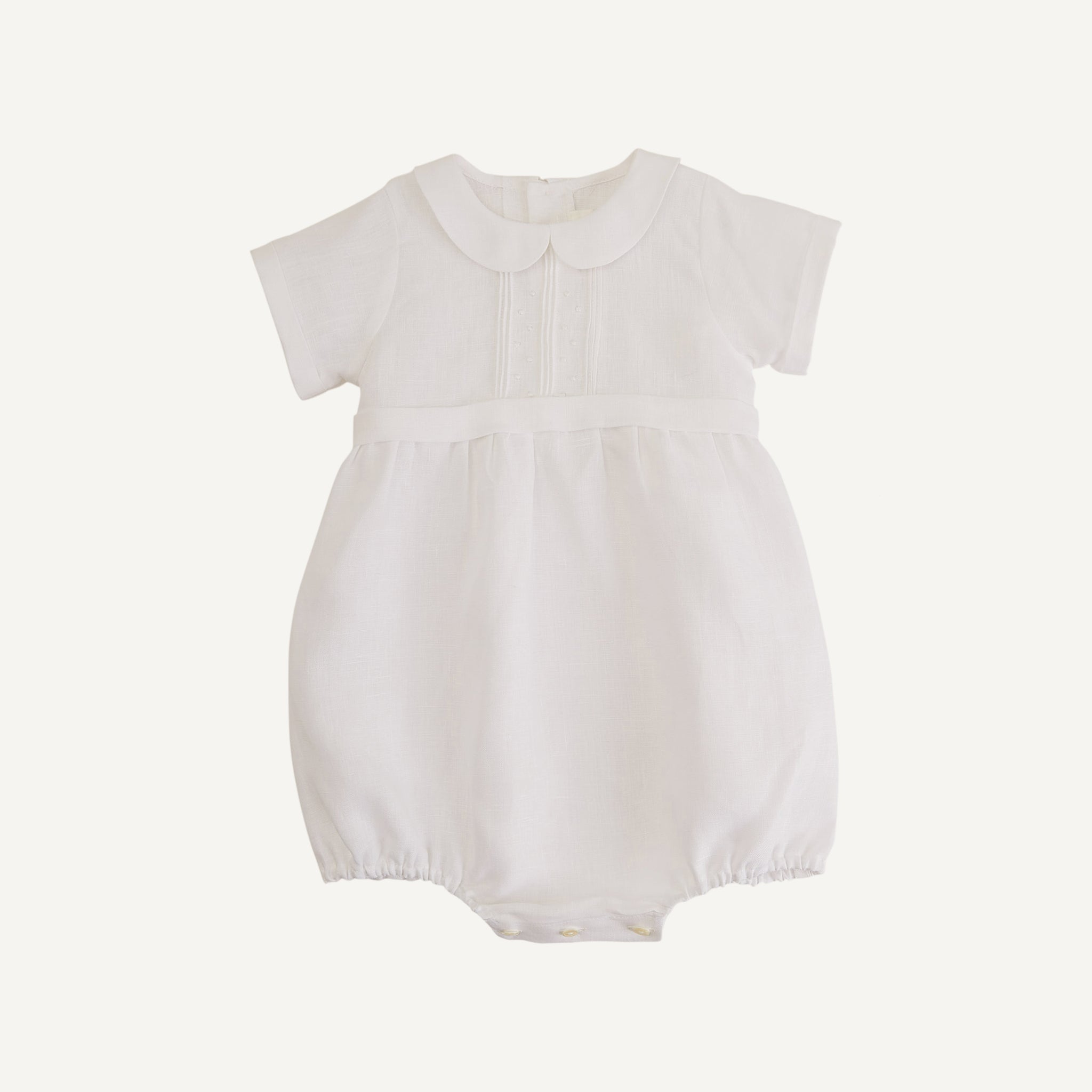 PLAIN GOODS LINEN ROMPER