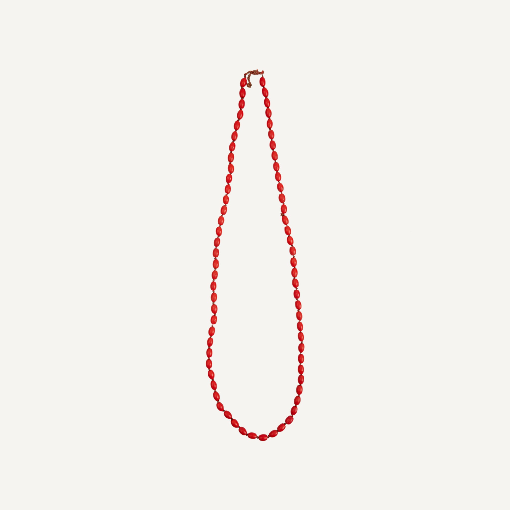 VINTAGE SHERPA CORAL NECKLACE