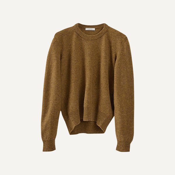 women premium lambswool crew neck sweater