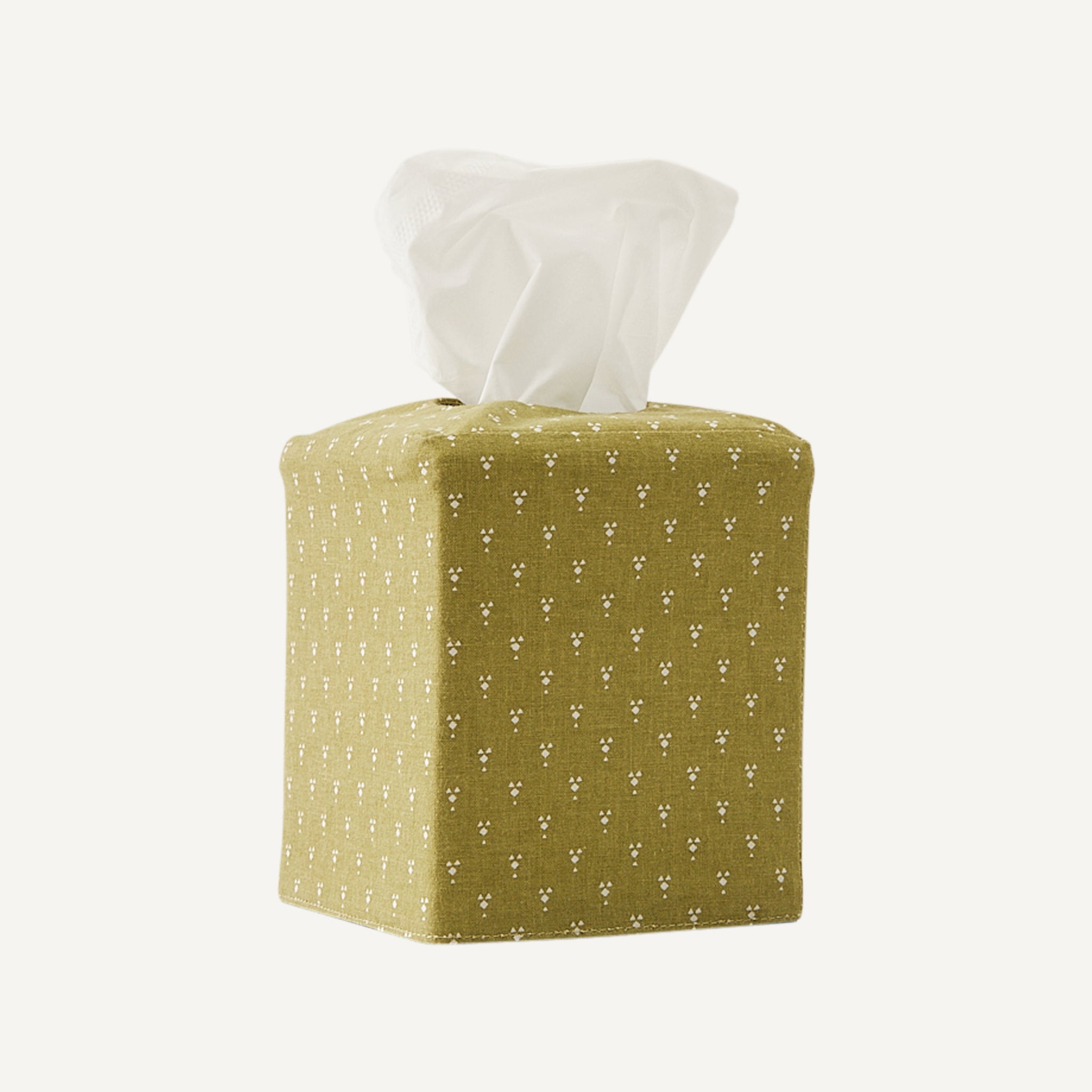 VINTAGE FABRIC TISSUE BOX COVER