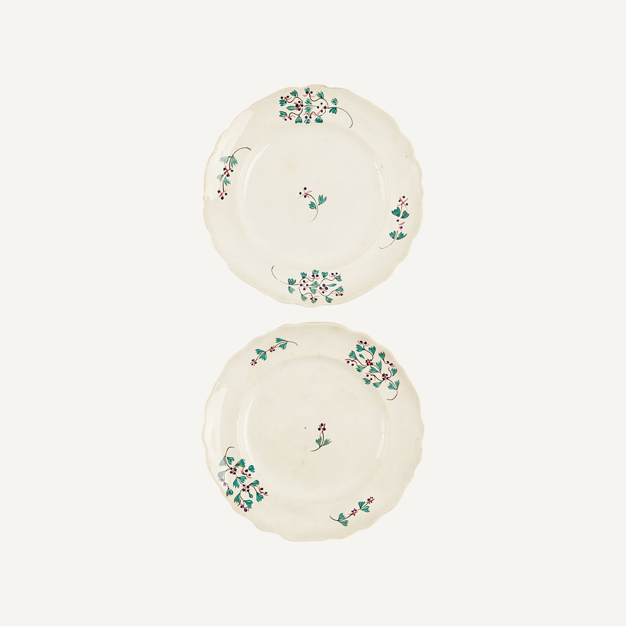 ANTIQUE ADAMS SPRIG PLATES