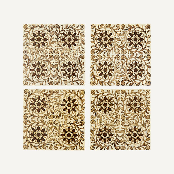 ANTIQUE ENGLISH AESTHETIC MOVEMENT TILES