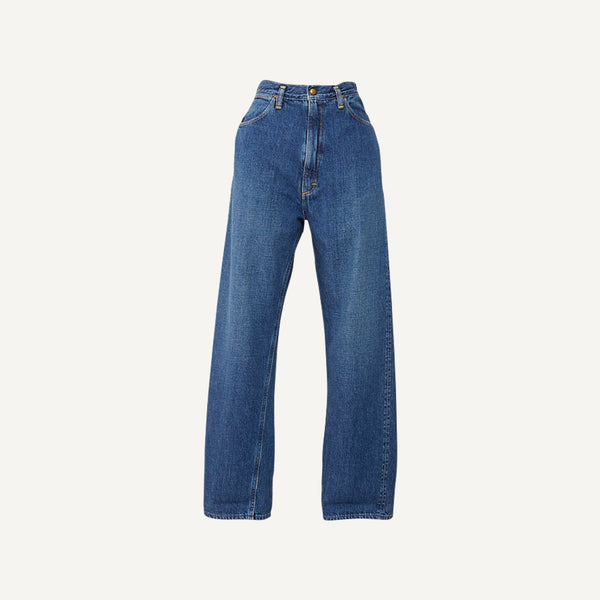 ORSLOW HIGH WAIST SELVEDGE DENIM PANTS