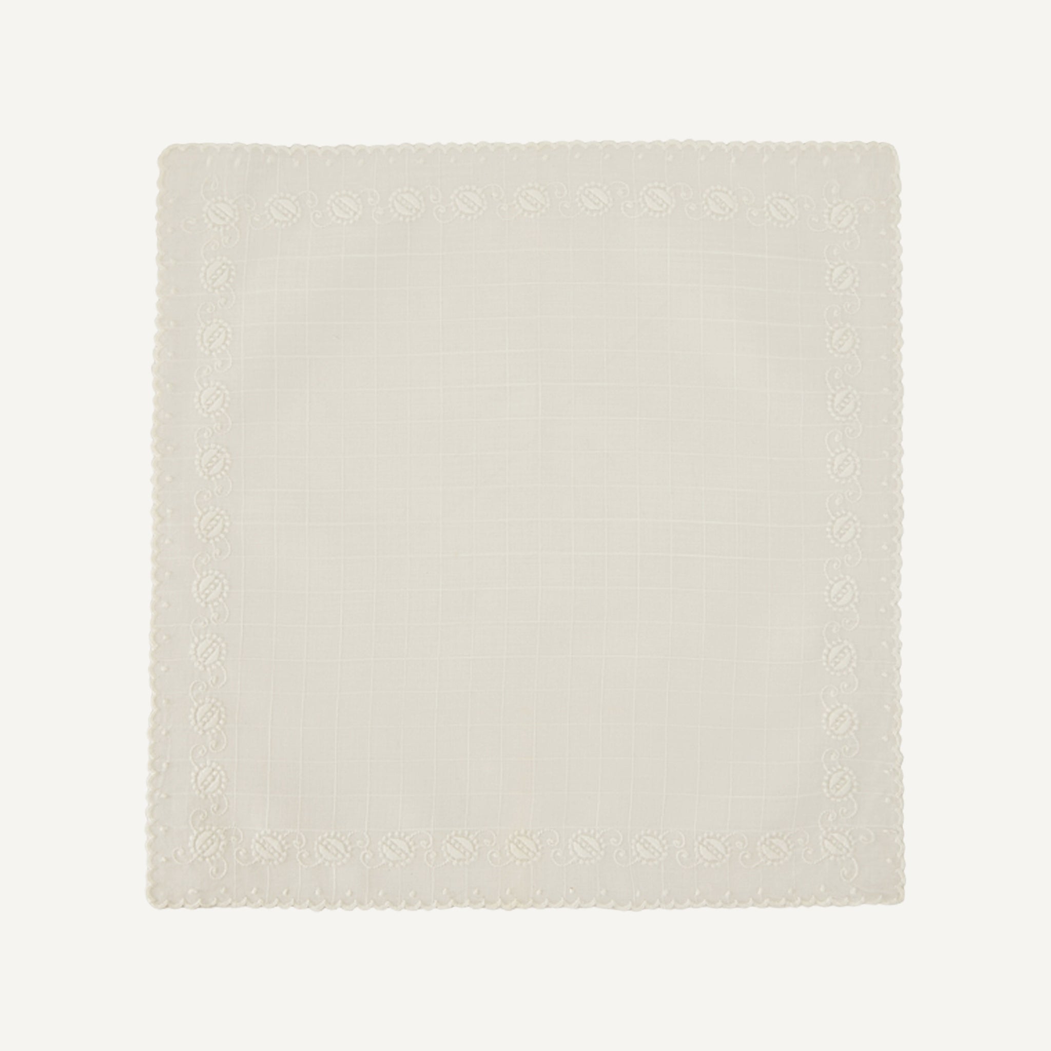VINTAGE EMBROIDERED HANDKERCHIEF
