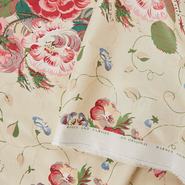 VINTAGE FLORAL PRINT CHINTZ – PLAIN GOODS