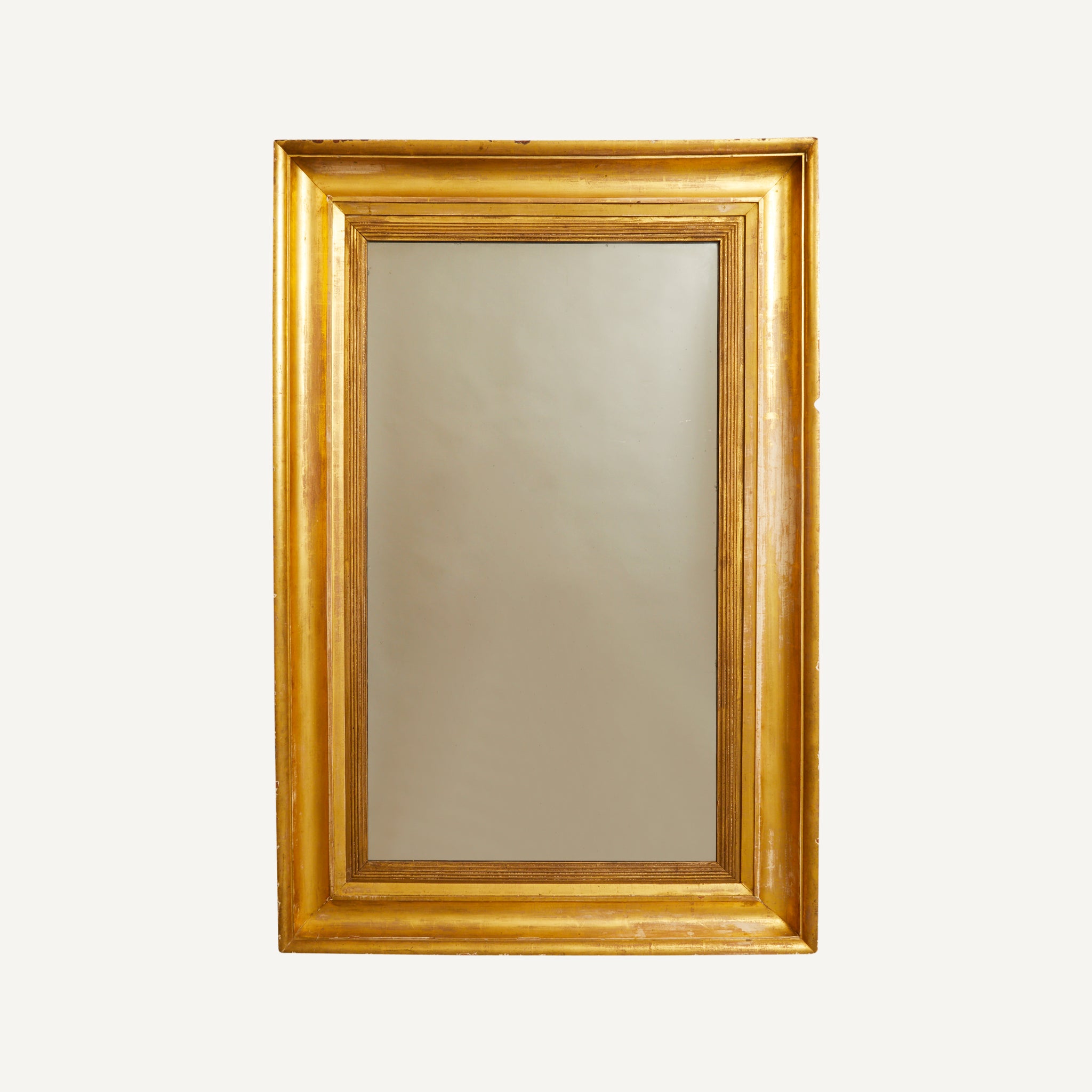 ANTIQUE GILT FRAMED MIRROR