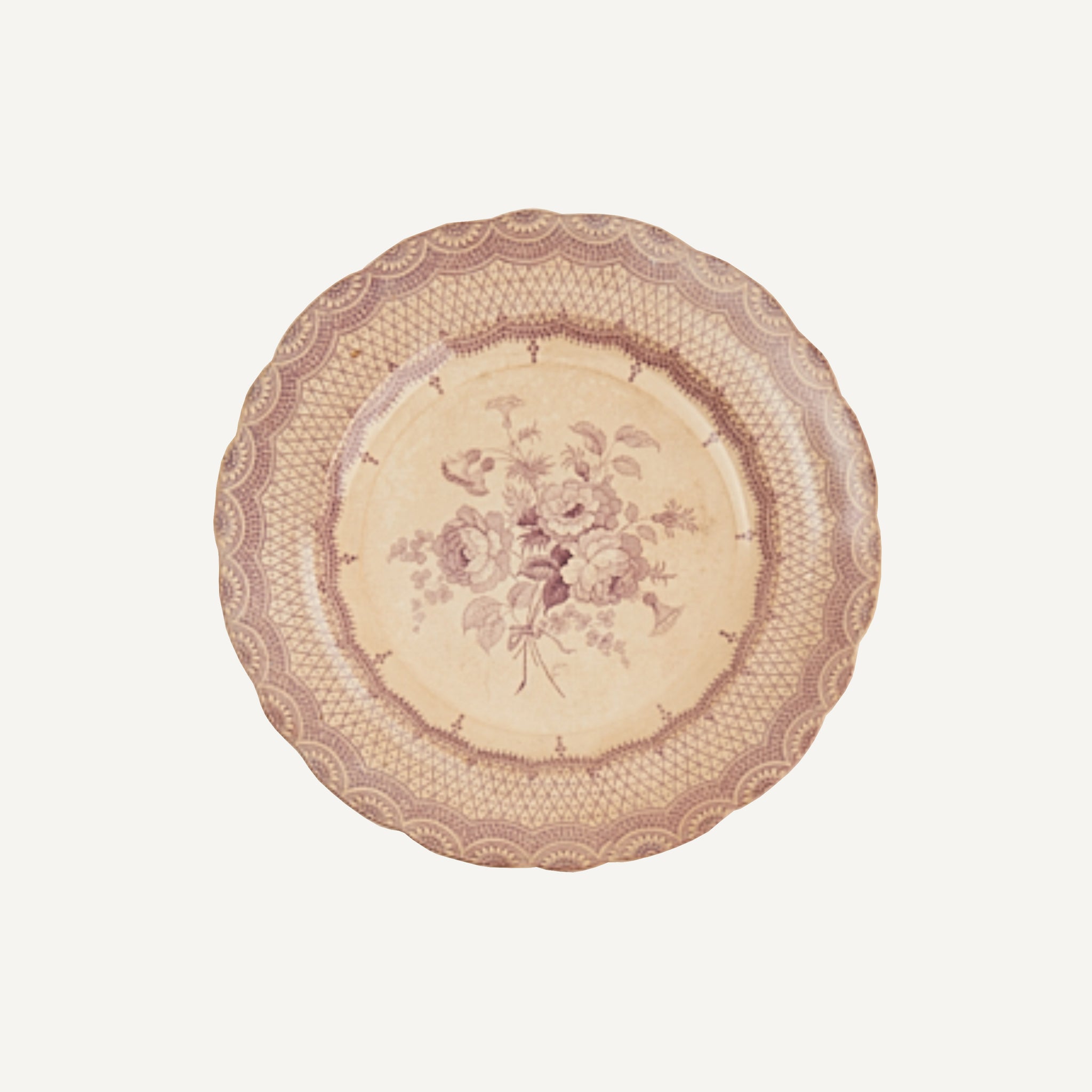 ANTIQUE ALBION TRANSFER PLATE