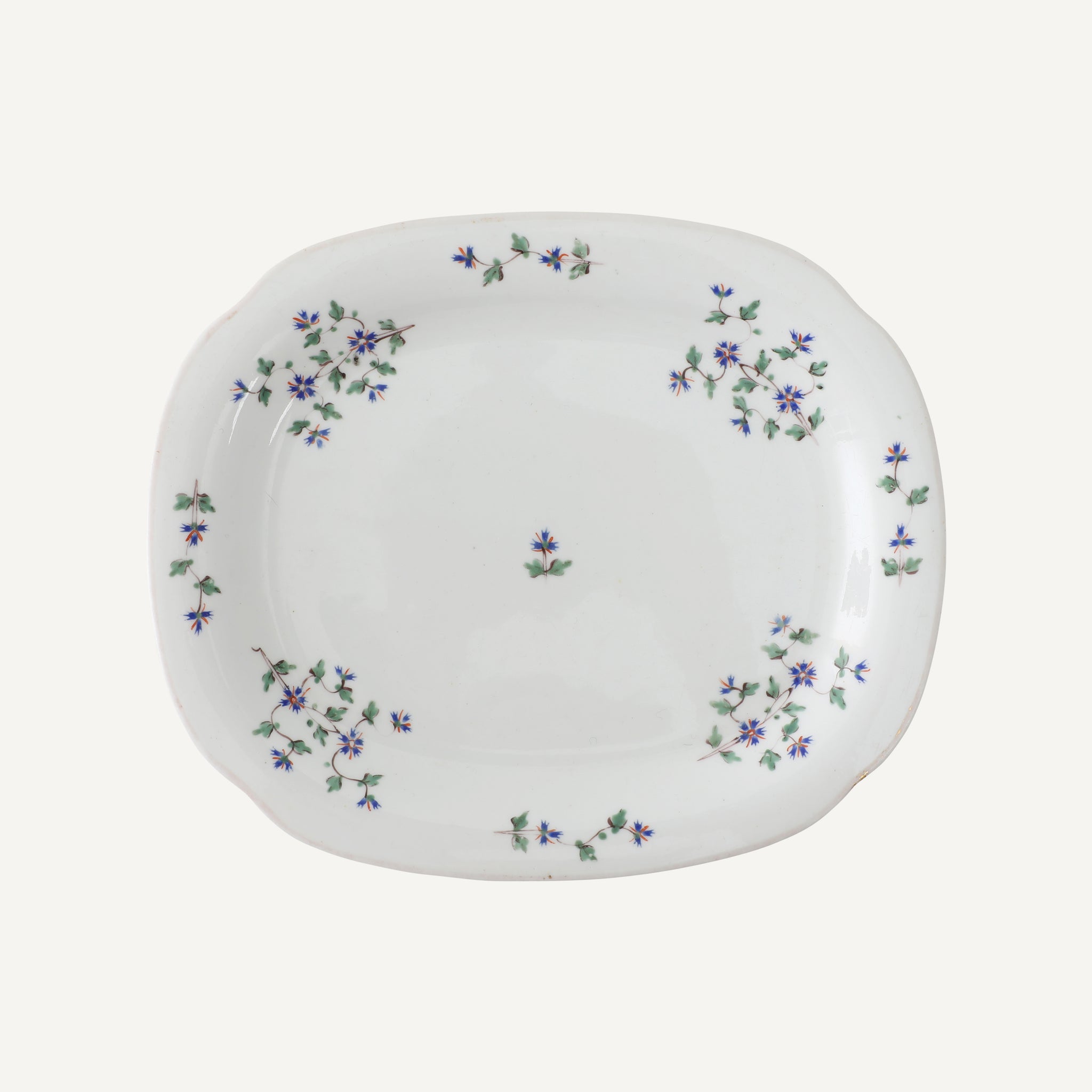 ANTIQUE CORNFLOWER SPRIG TRAY