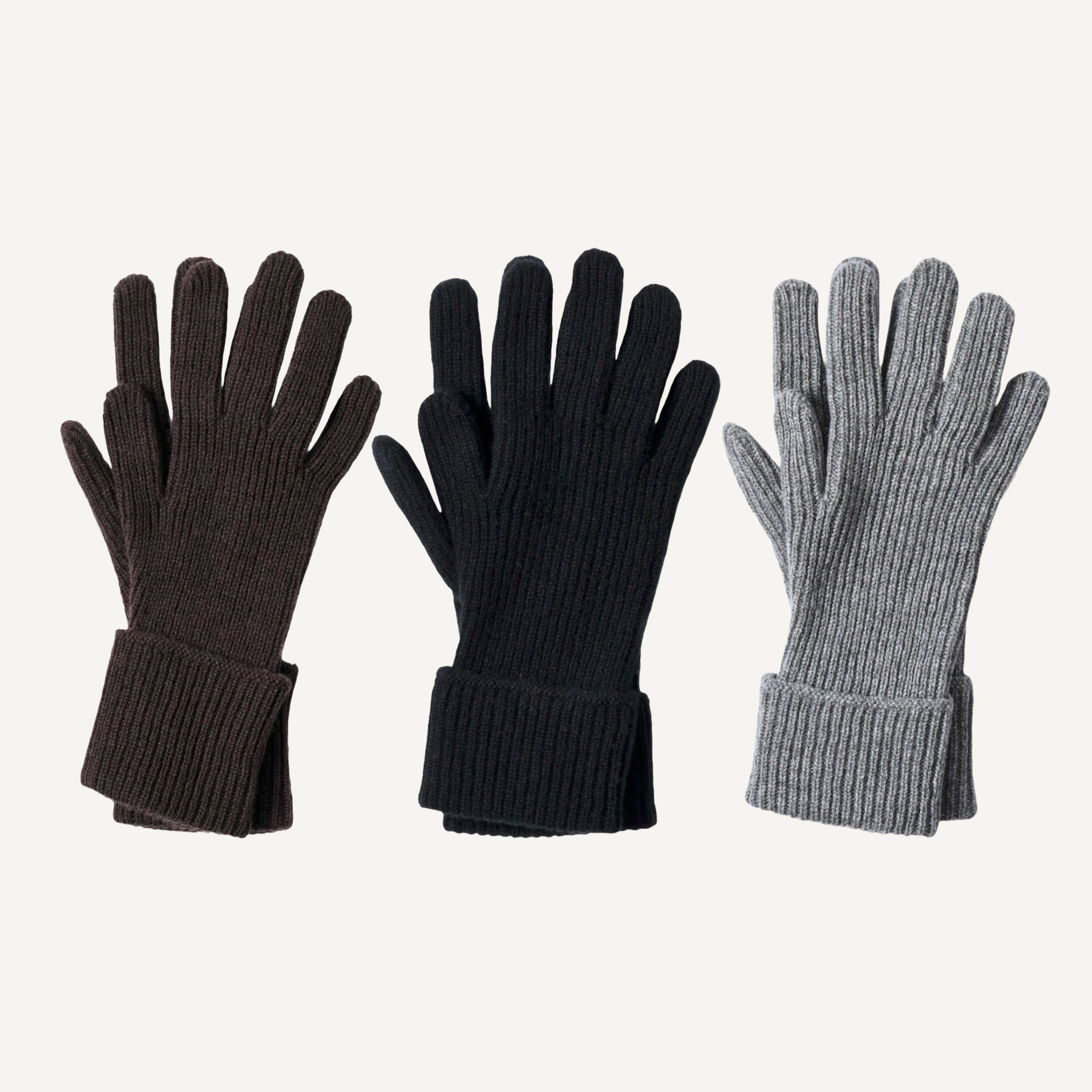 MARGARET HOWELL CASHMERE KNIT GLOVES