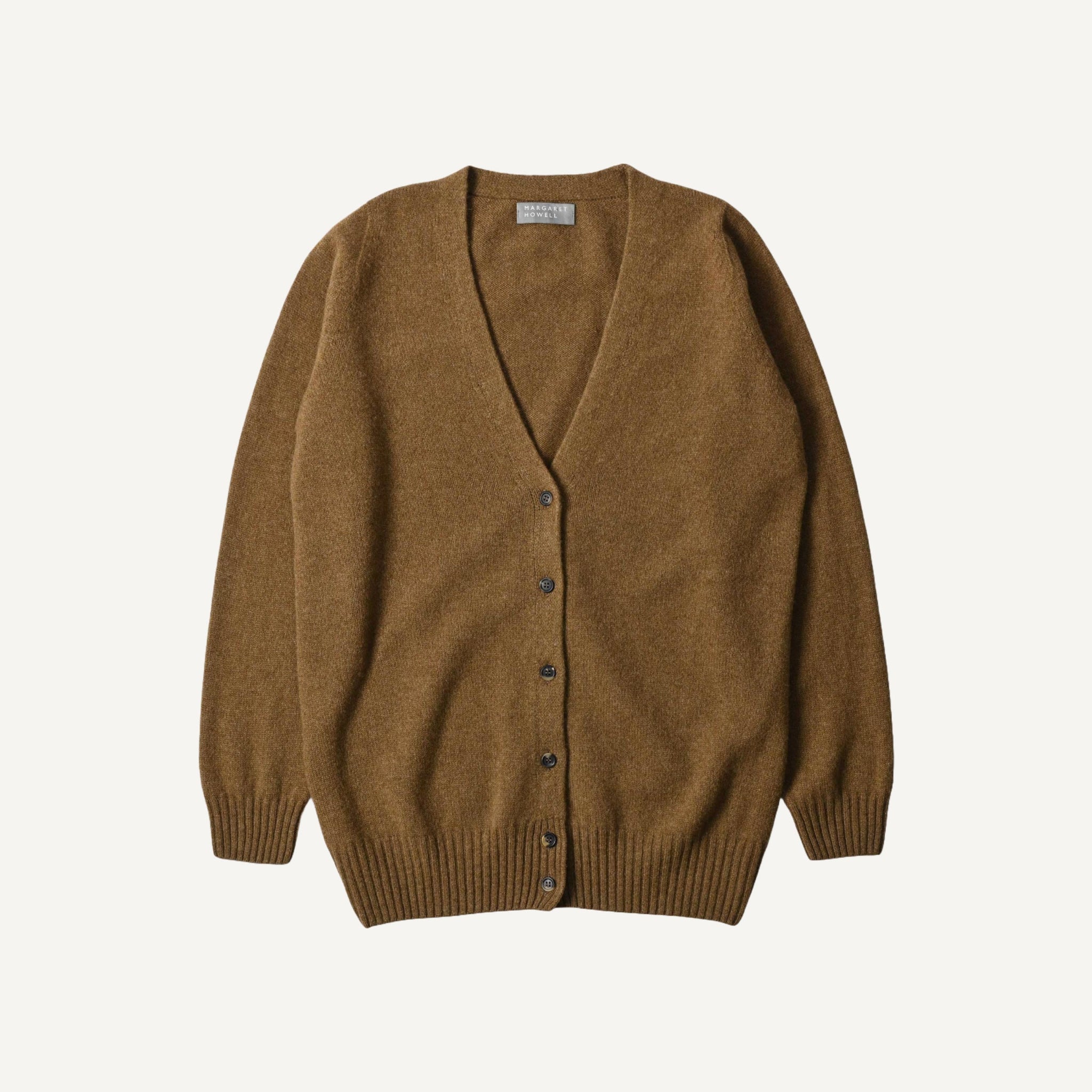 MARGARET HOWELL SEAMLESS LONG CARDIGAN