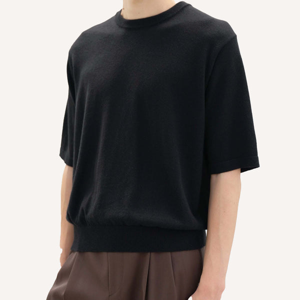 美品　AURALEE HARD TWIST CASHMERE KNIT TEE AURALEE HARD TWIST CASHMERE TEE – PLAIN GOODS