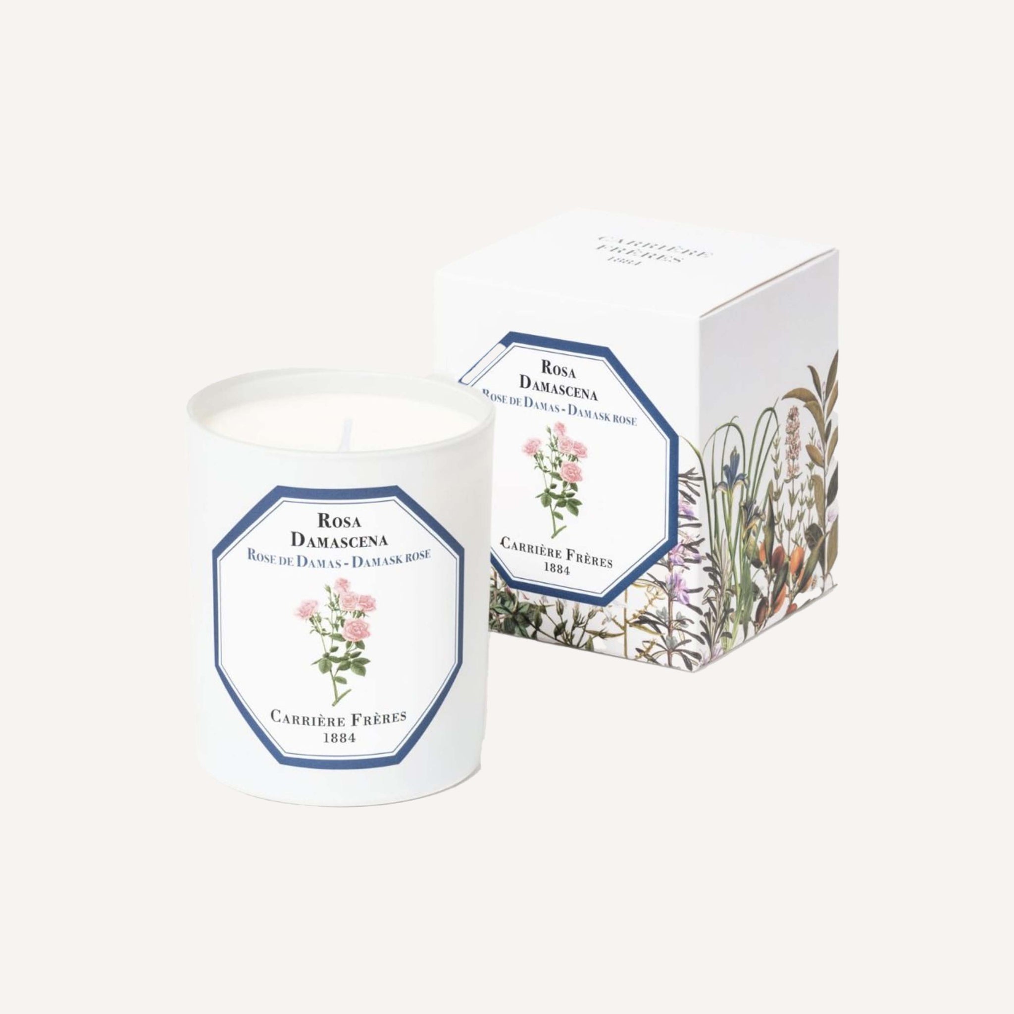 CARRIERE FRERES DAMASK ROSE CANDLE