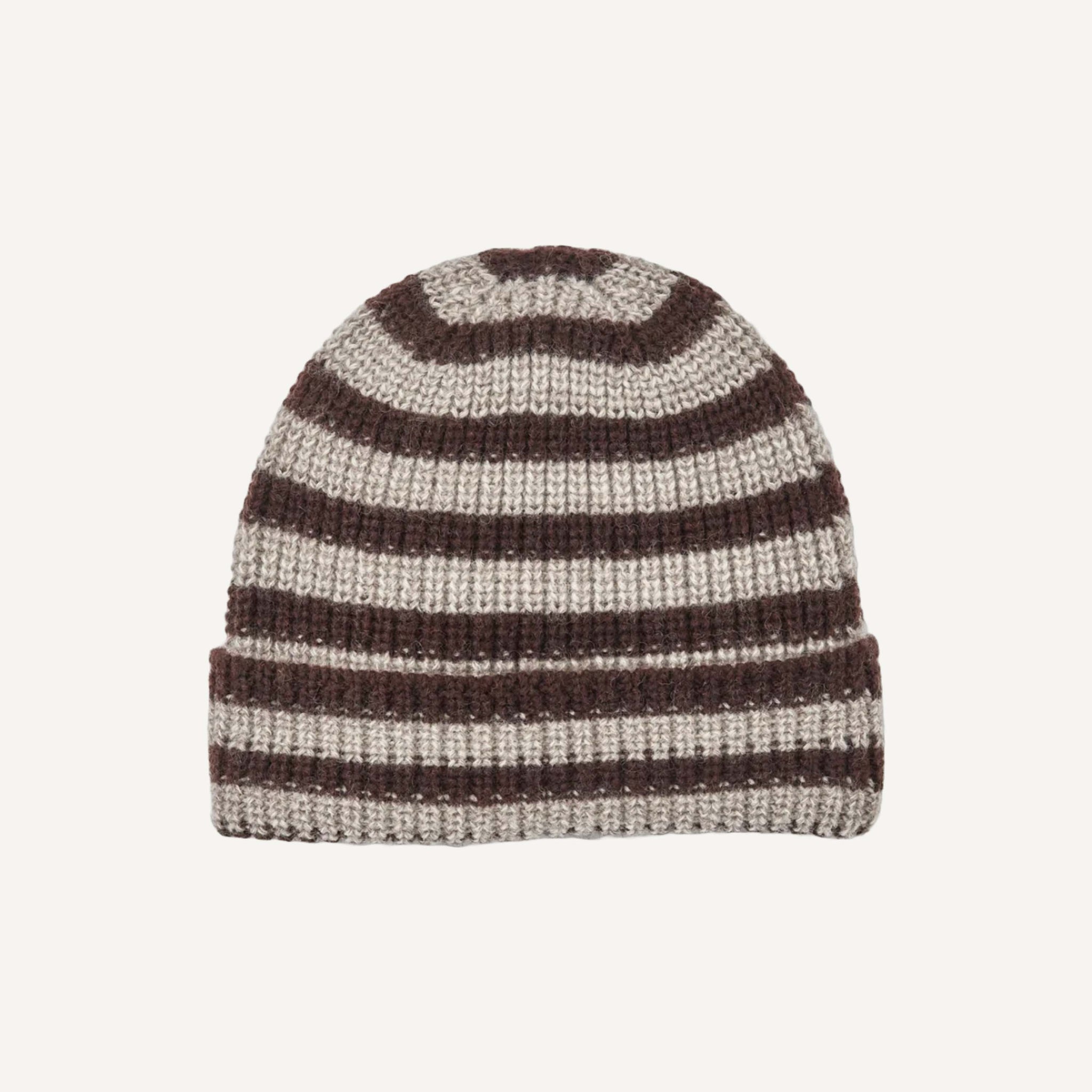 TOAST STRIPED WOOL BEANIE