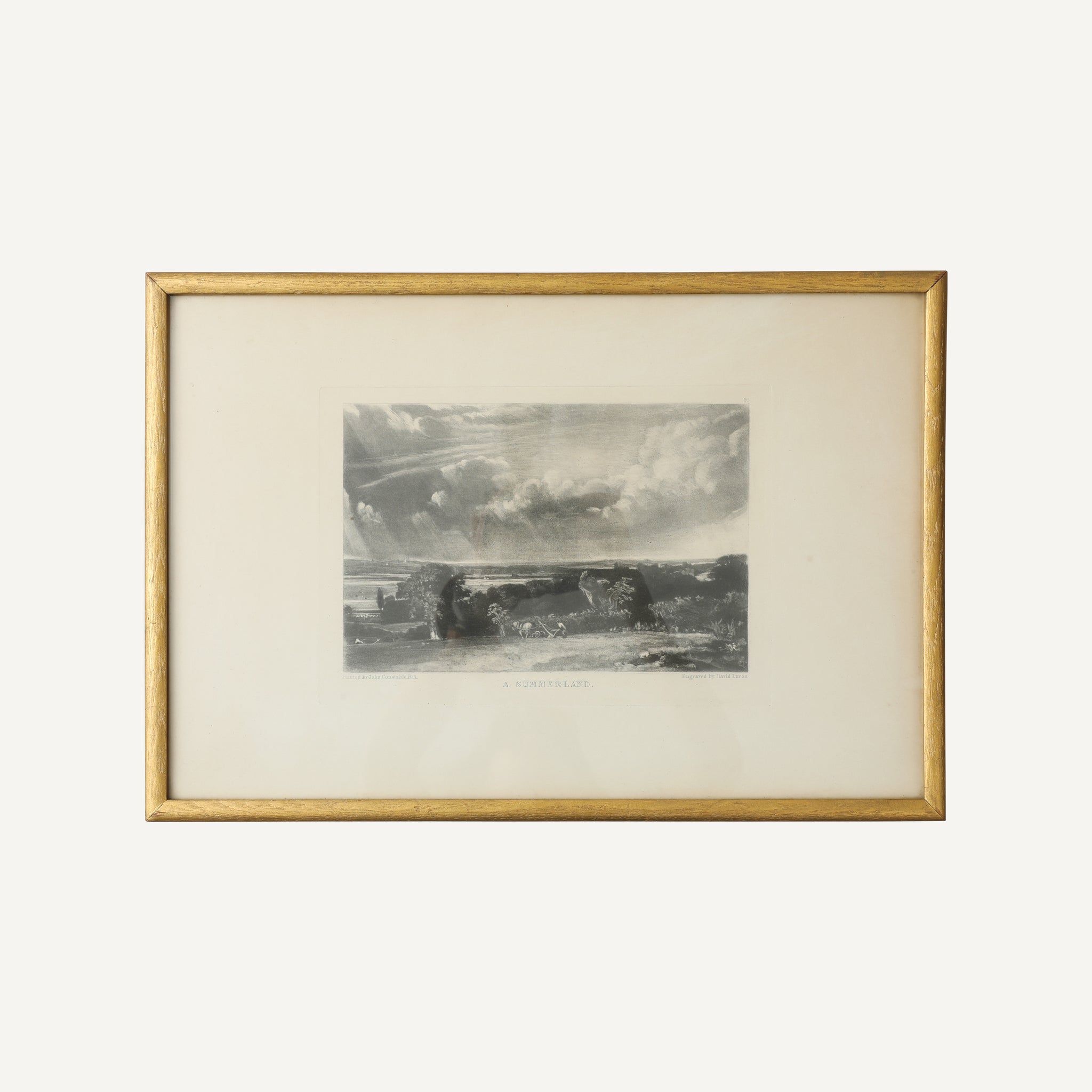 ANTIQUE FRAMED ENGRAVING