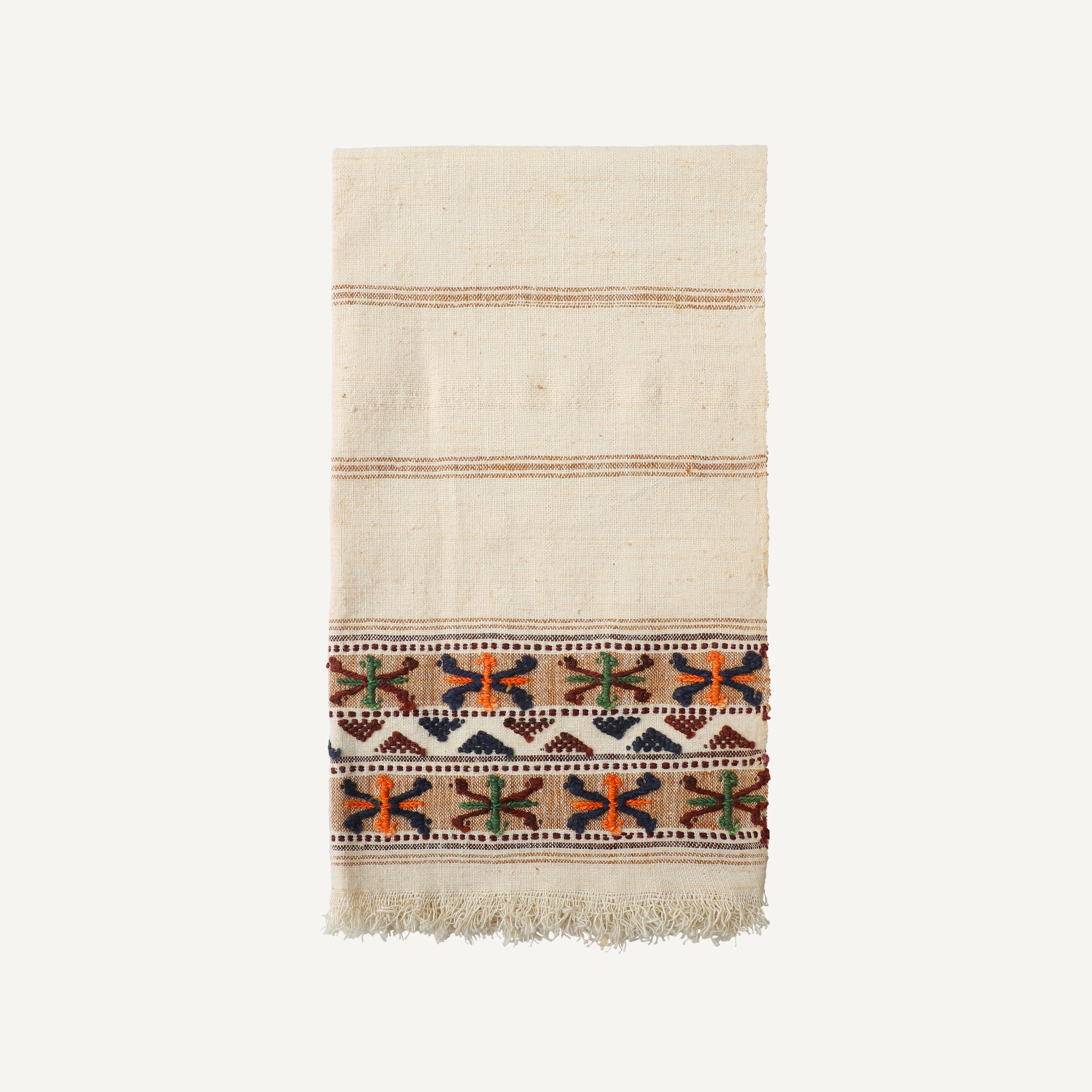 VINTAGE TURKISH EMBROIDERED HAND TOWEL