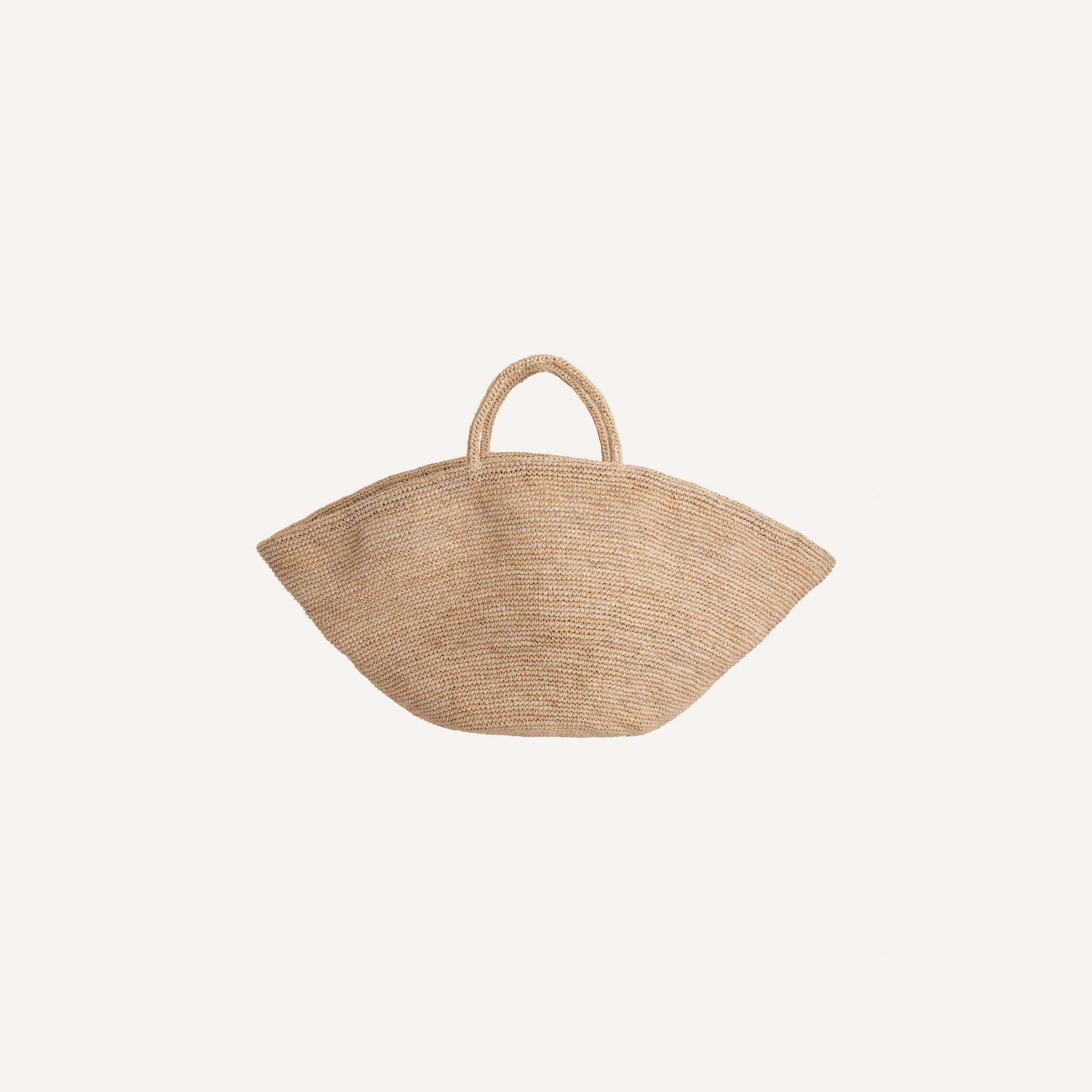 SOPHIE DIGARD RAFFIA CIRCLE SAC