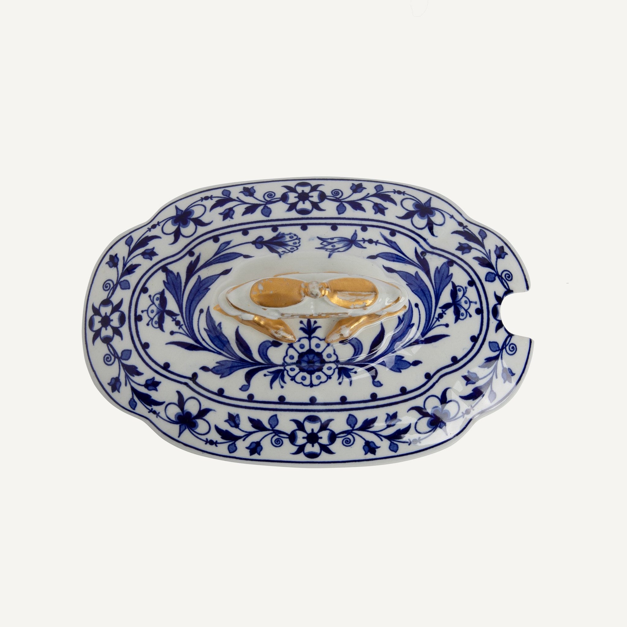 VINTAGE ROYAL WORCESTER COVERED FOOTED SAUCE TUREEN