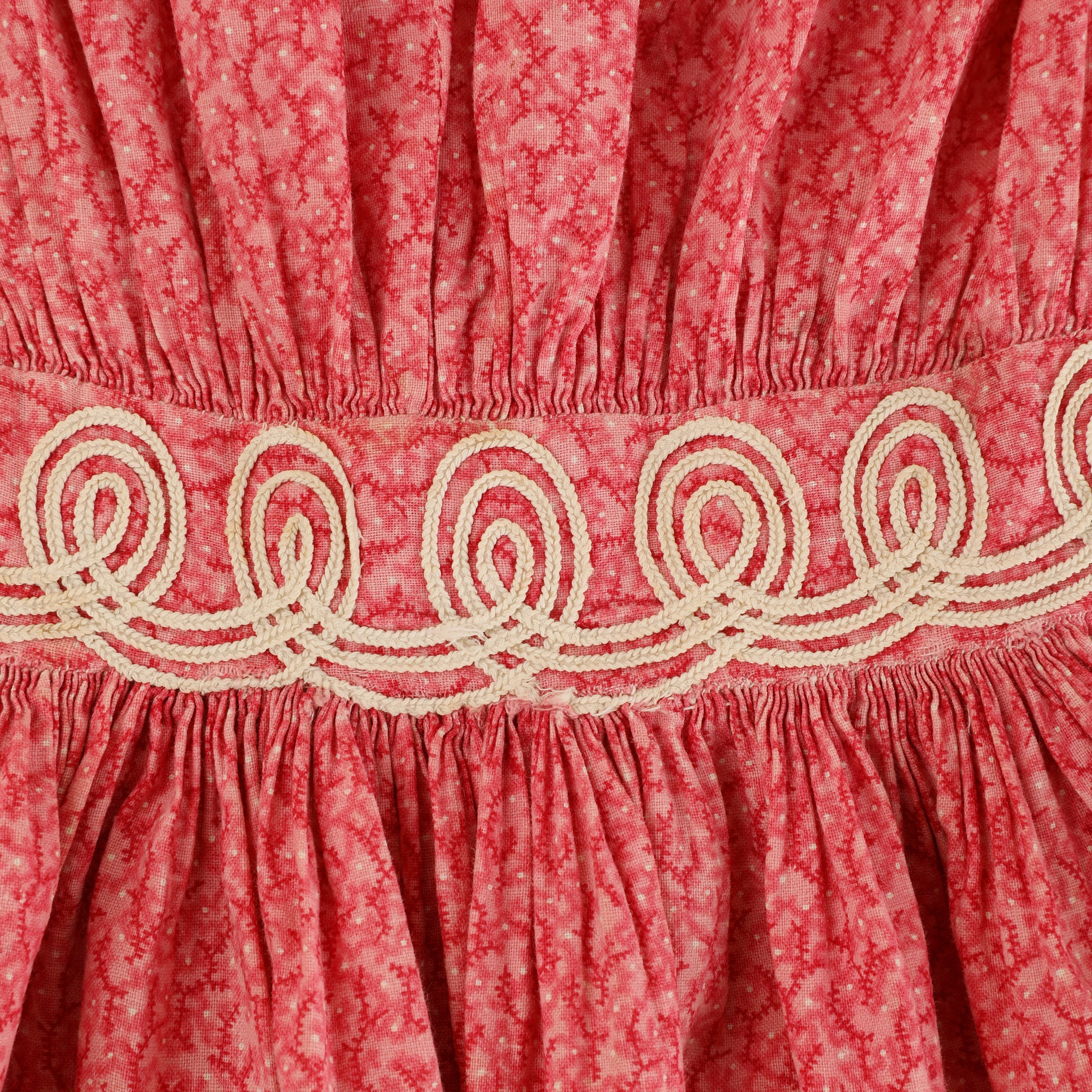 ANTIQUE CHINTZ DRESS