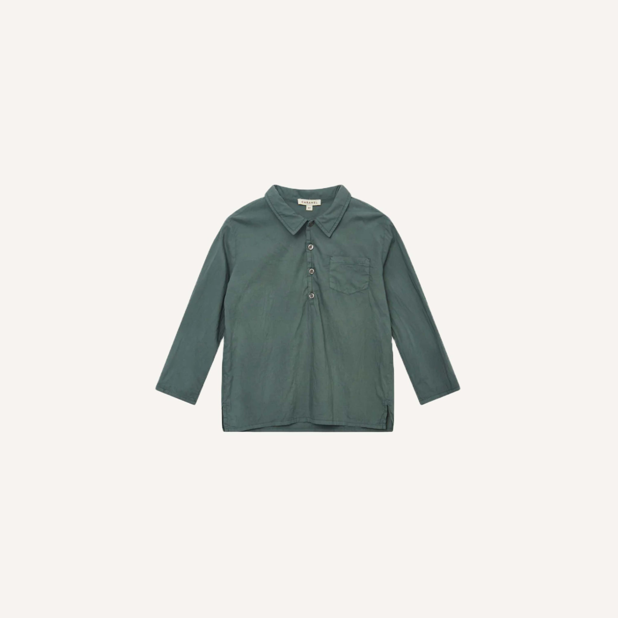 CARAMEL WOVEN SHIRT