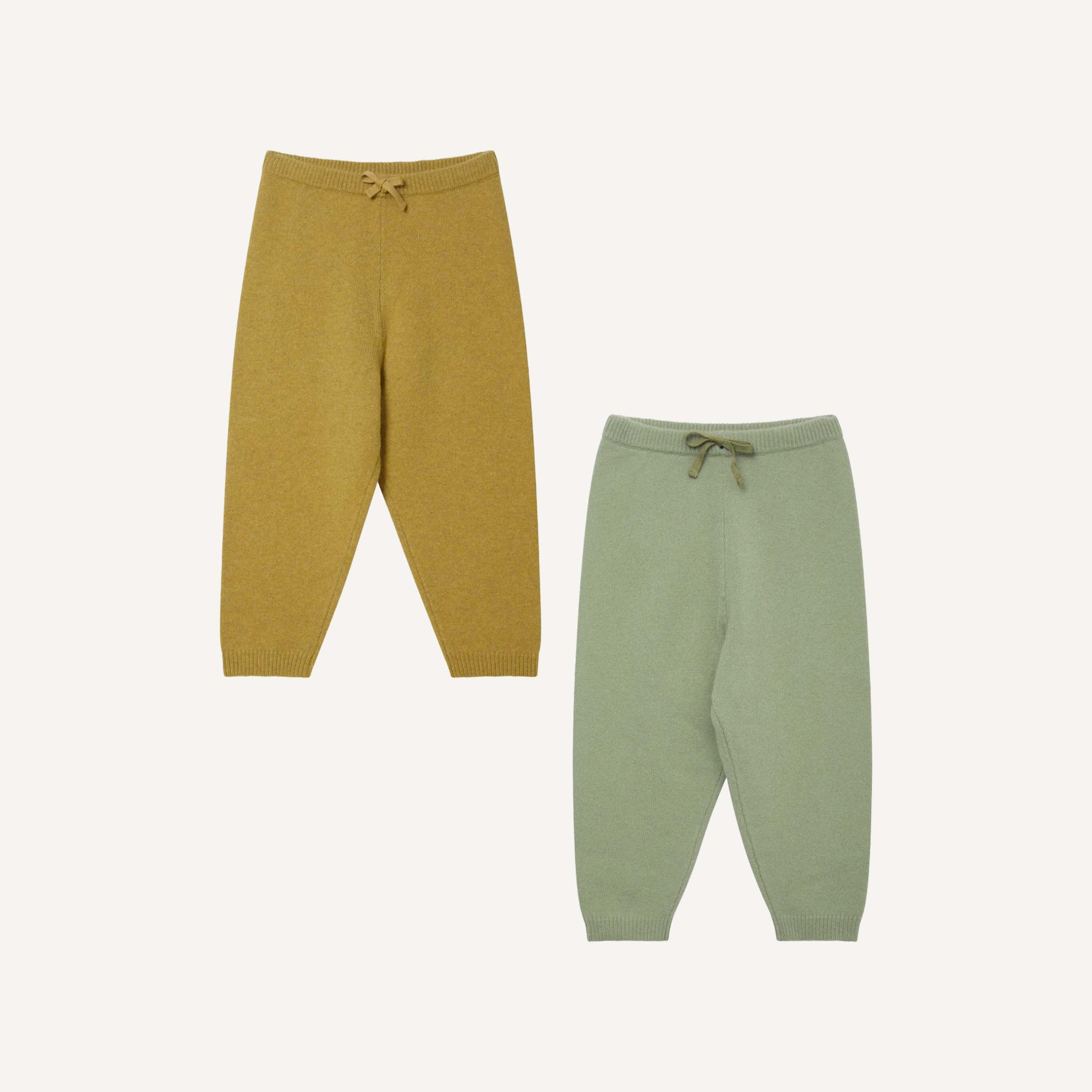 CARAMEL WOOL TROUSERS