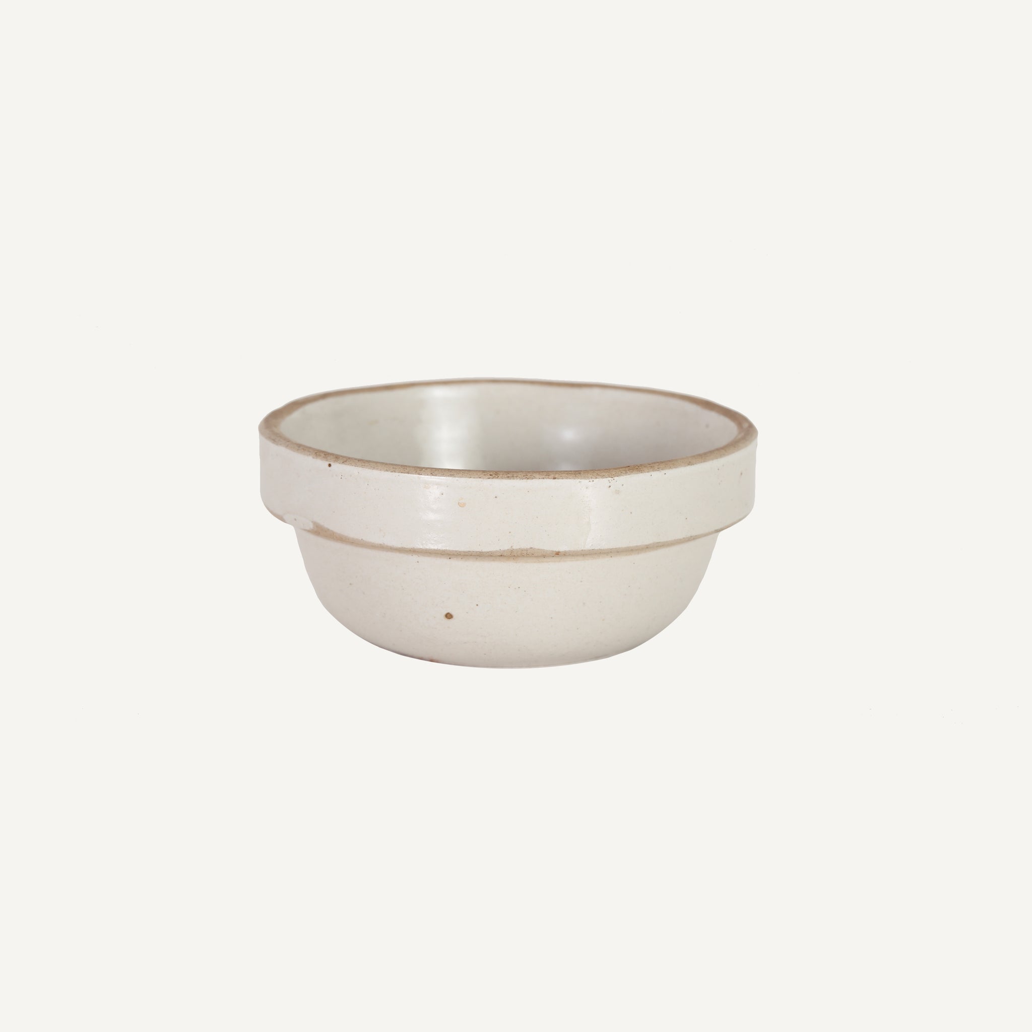 ANTIQUE STONEWARE BOWL