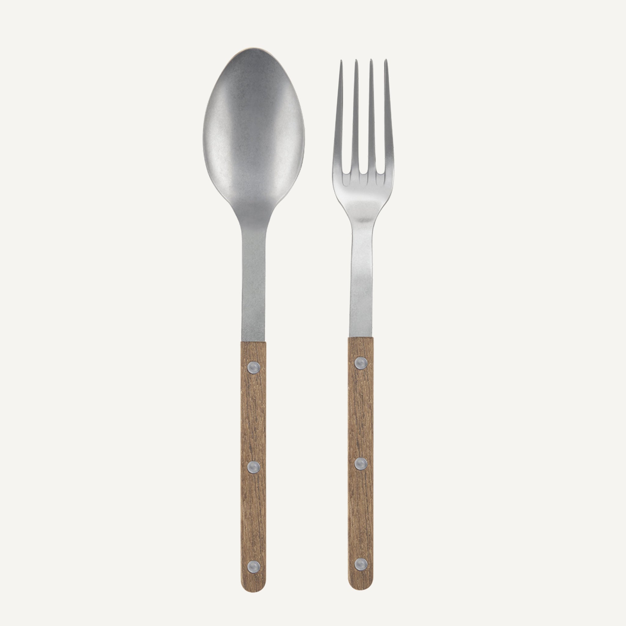 TEAK 2-PIECE SERVING SET