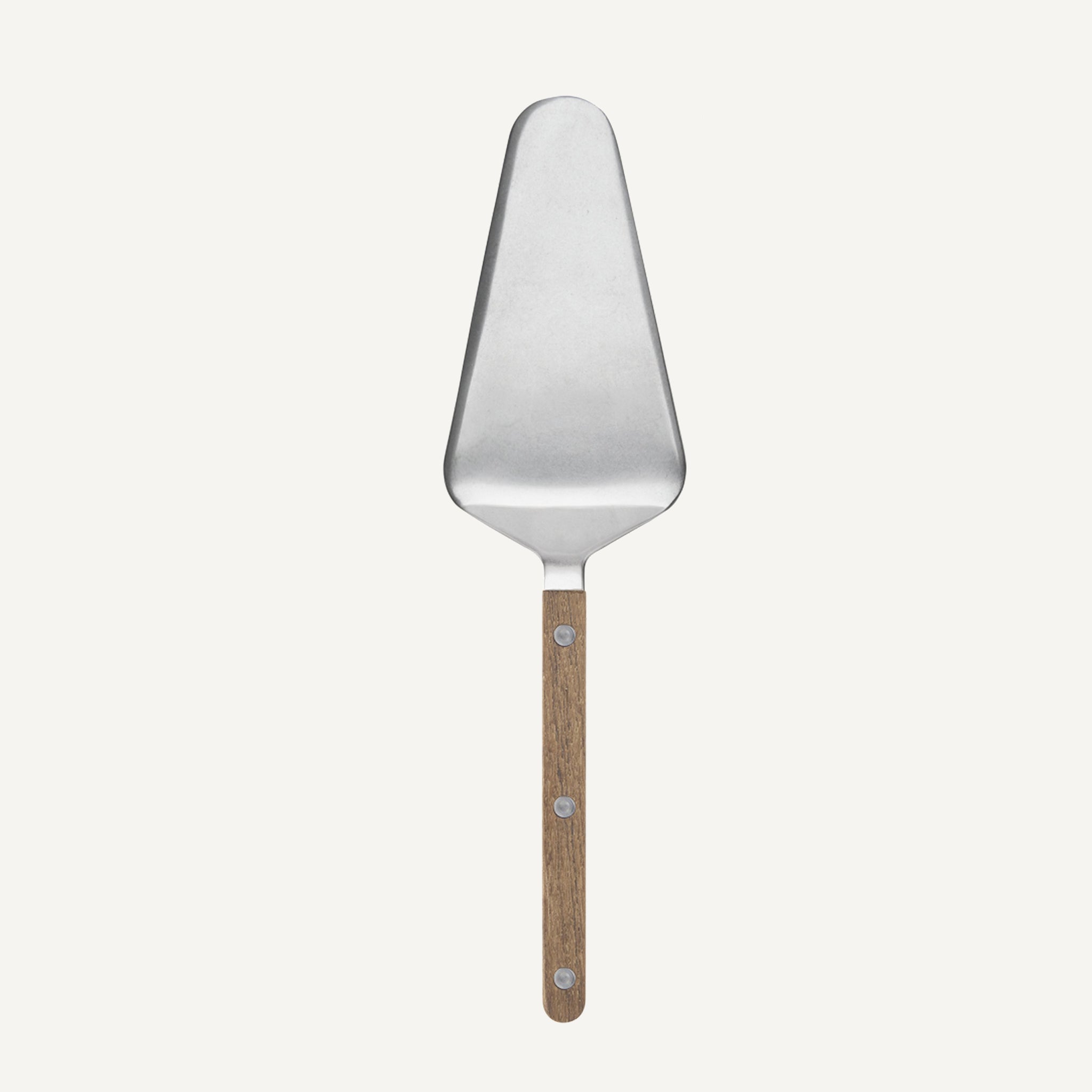 TEAK TART SERVER