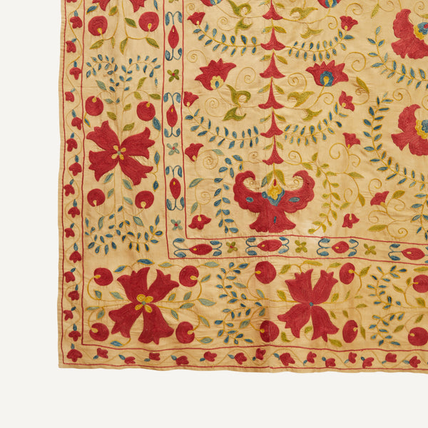 ANTIQUE CAUCASIAN EMBROIDERED TEXTILE