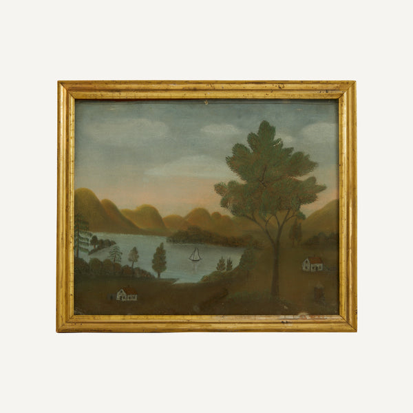 ANTIQUE FRAMED PASTEL