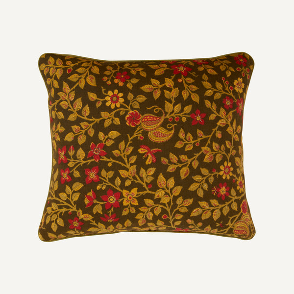 VINTAGE FLORAL FABRIC PILLOW