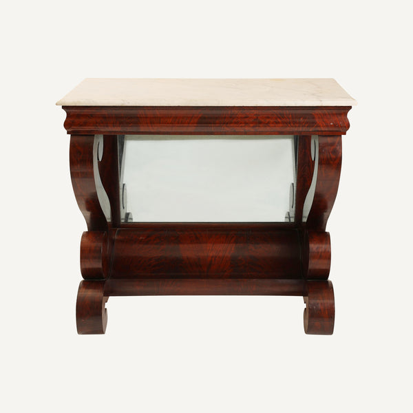 ANTIQUE EMPIRE HALL TABLE