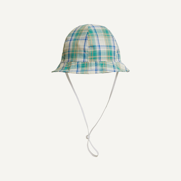 PLAIN GOODS PLAID SUN HAT