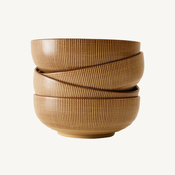 JAPANESE STONEWARE OVERSIZED BOWLS
