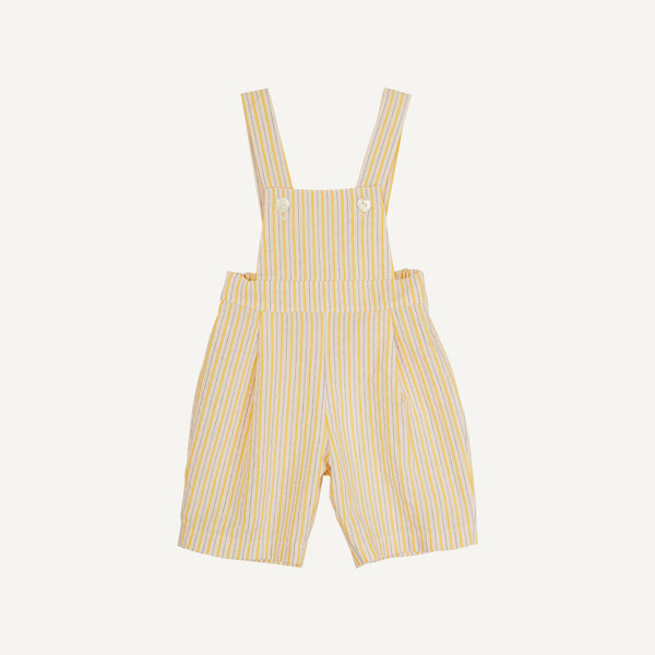 PLAIN GOODS STRIPED SUSPENDER SHORTS