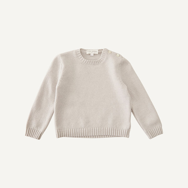 PLAIN GOODS MERINO CASHMERE CREW