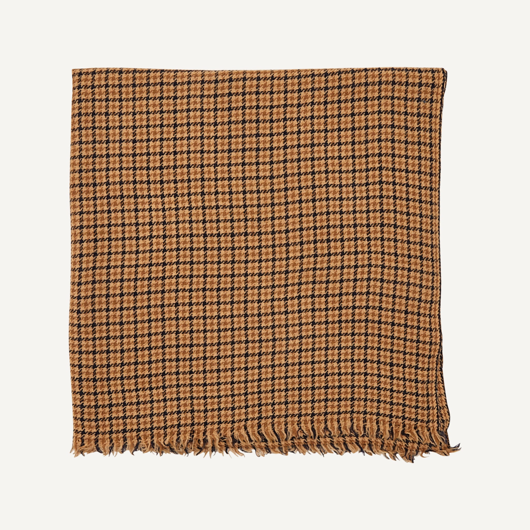 WOOL CHECK SCARF