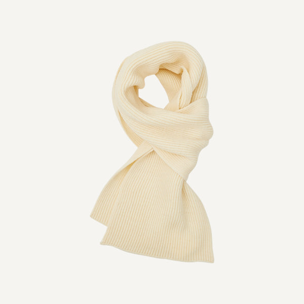 JAPANESE RIBBED WOOL SCARF