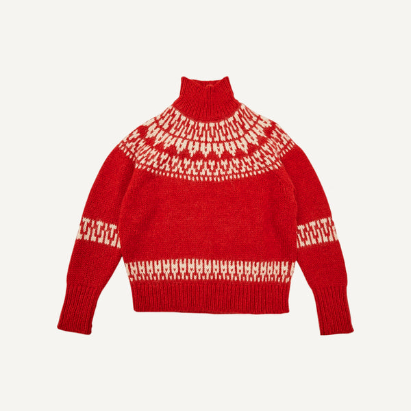 BATONER NORDIC TURTLENECK SWEATER