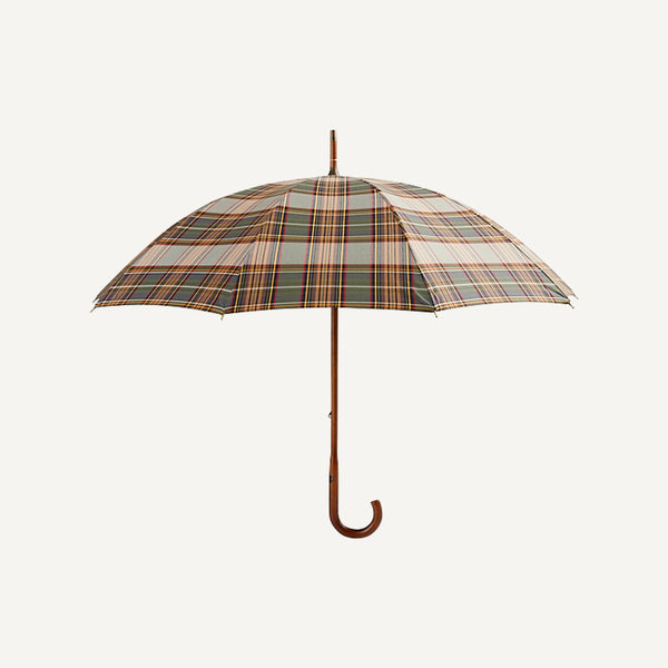 PLAIN GOODS HANDMADE PLAID UMBRELLA