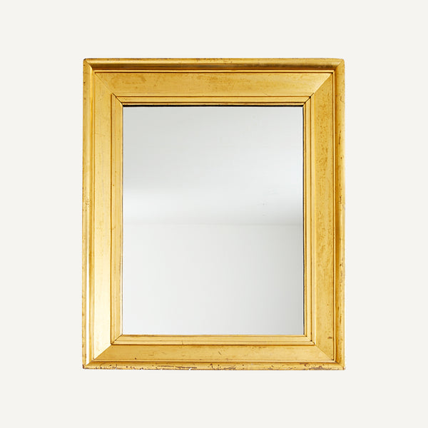 ANTIQUE LEMON GILT FRAMED MIRROR