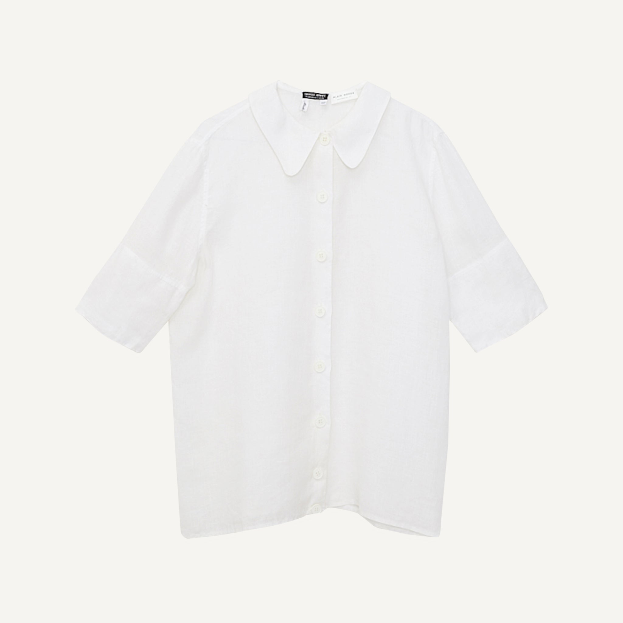 PROTO: VINTAGE GIORGIO ARMANI + PLAIN GOODS LINEN BLOUSE