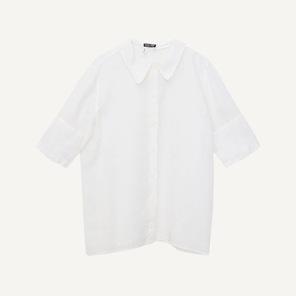 PROTO: VINTAGE GIORGIO ARMANI + PLAIN GOODS LINEN BLOUSE