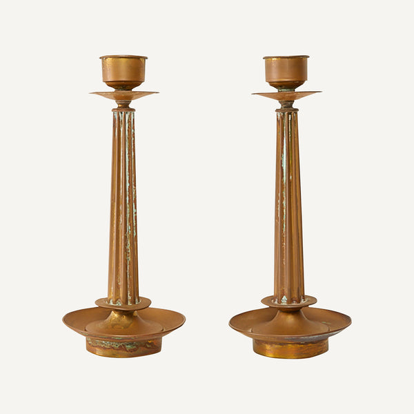 VINTAGE BRASS CANDLESTICKS