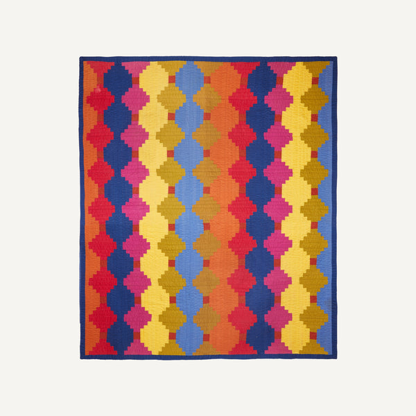 ANTIQUE GEOMETRIC QUILT