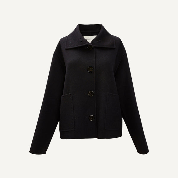NANNA PAUSE CASHMERE ENID JACKET - NAVY