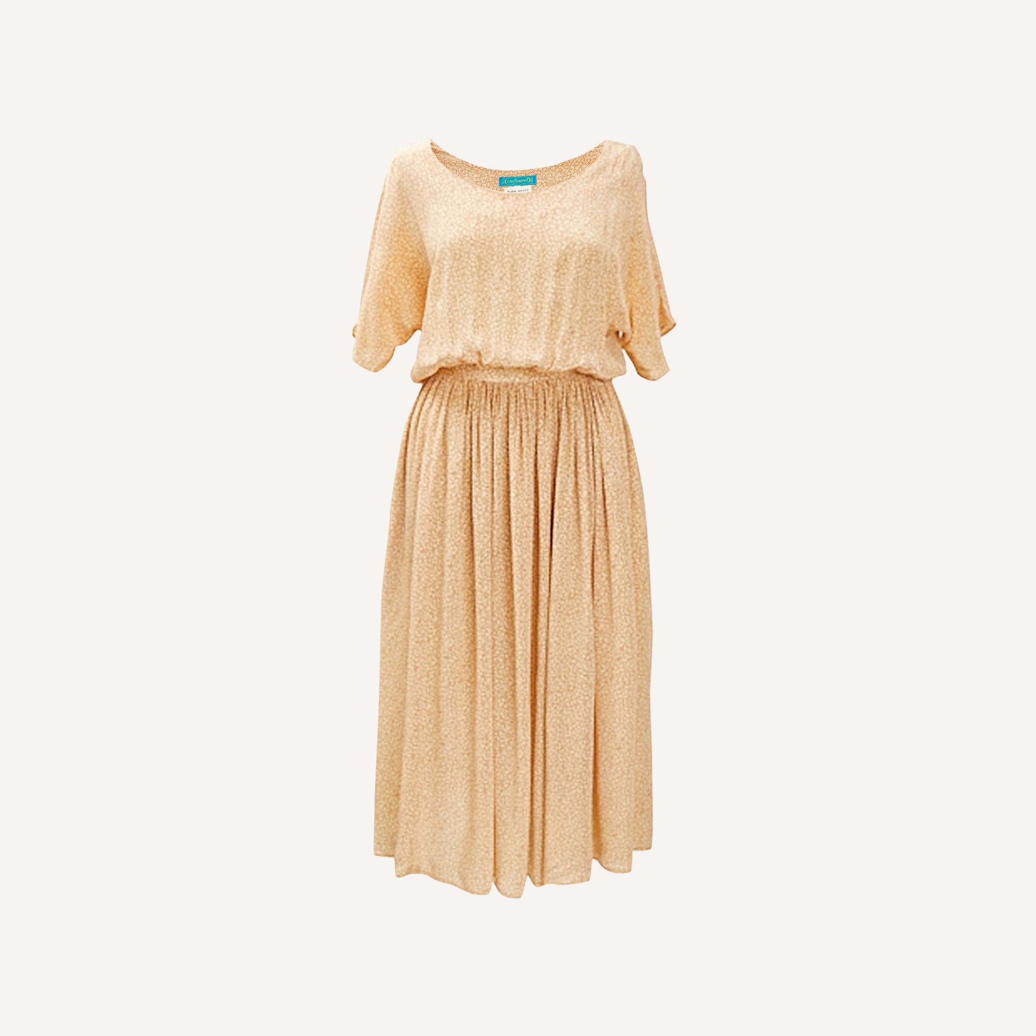 VINTAGE CACHAREL + PLAIN GOODS SILK DRESS