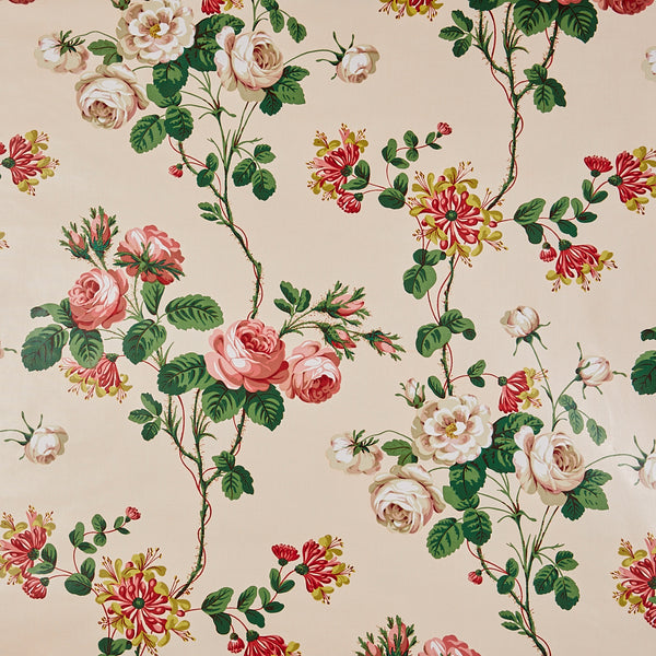 VINTAGE FLORAL PRINT CHINTZ