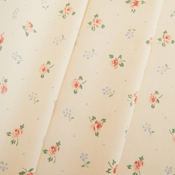 VINTAGE FLORAL PRINT COTTON