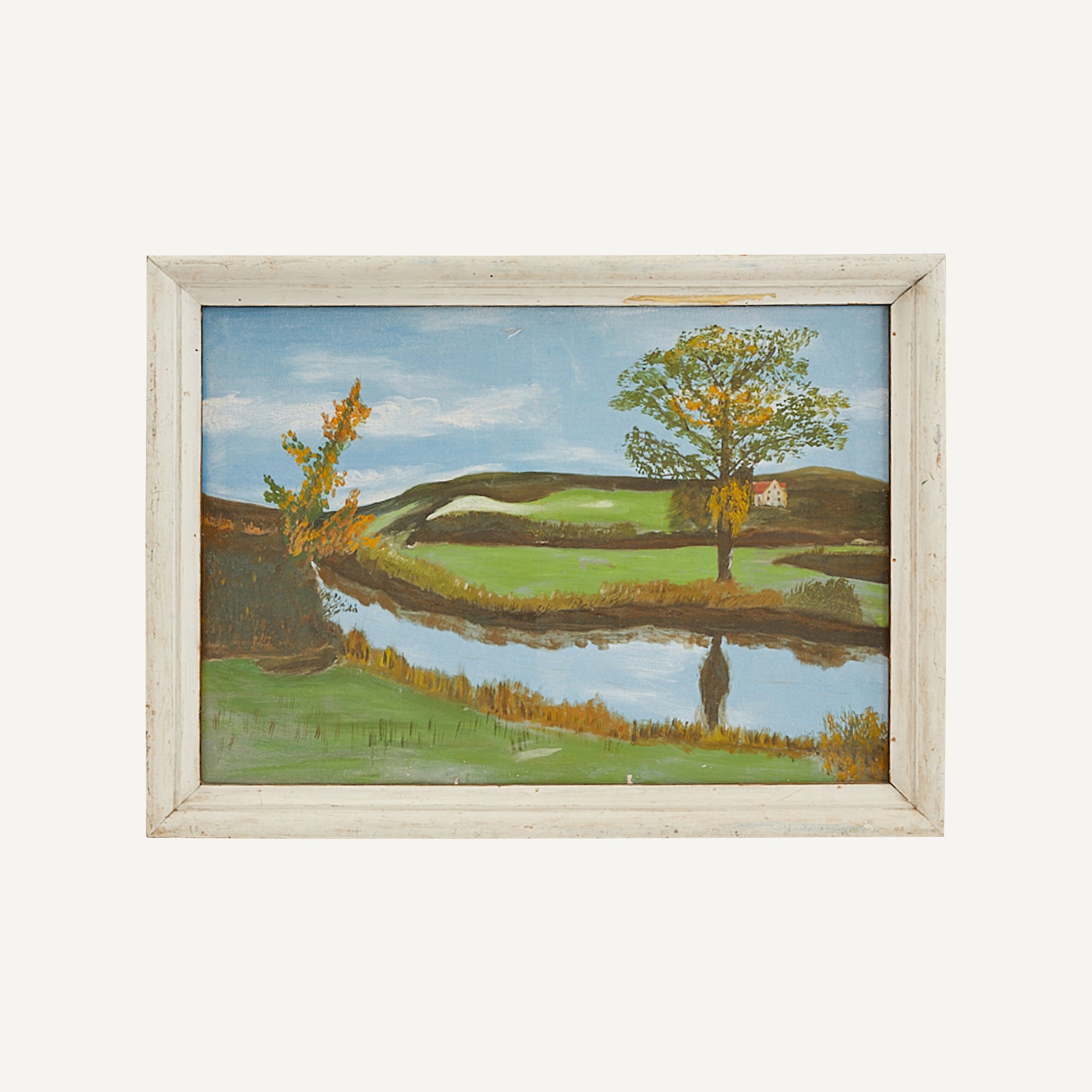 VINTAGE FRAMED PAINTING - MD/AF?